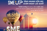 VietinBank tăng quy mô gói ưu đãi lãi suất SME UP lên 15.000 tỷ đồng