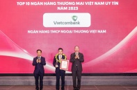 Vietcombank được bình chọn là ngân hàng uy tín nhất, công ty đại chúng uy tín và hiệu quả nhất Việt Nam