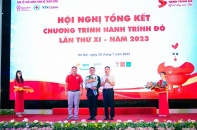C.P. Việt Nam được vinh danh tại Lễ tổng kết Hành trình Đỏ 2023