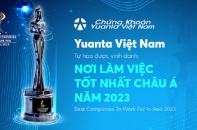 Chứng khoán Yuanta Việt Nam nhận giải thưởng Nơi làm việc tốt nhất châu Á 2023