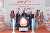 Vietjet khai trương đường bay thẳng Thượng Hải - TP.HCM