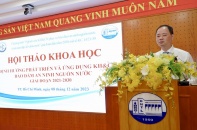 Tăng cường ứng dụng khoa học và công nghệ đảm bảo an ninh nguồn nước