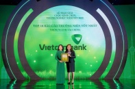 Vietcombank trong top 10 doanh nghiệp niêm yết có Báo cáo thường niên tốt nhất trên thị trường chứng khoán