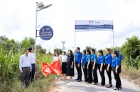 SLP Việt Nam khánh thành công trình Thắp sáng đường quê tại huyện Mộc Hóa, tỉnh Long An