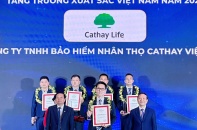 Cathay Life Việt Nam vào "Top 50 doanh nghiệp tăng trưởng xuất sắc nhất Việt Nam năm 2024"