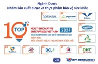 Công bố Top 10 Doanh nghiệp Đổi mới, Sáng tạo và Kinh doanh hiệu quả năm 2024 ngành dược