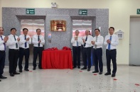 Thái Bình: Gắn biển công trình bệnh viện chào mừng kỷ niệm sinh nhật Bác