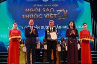 Imexpharm nhận giải thưởng "Ngôi sao Thuốc Việt" lần thứ II