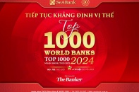 SeABank liên tục tăng hạng trong bảng xếp hạng “Top 1000 Ngân hàng thế giới”