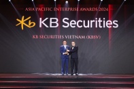 KB Securities Việt Nam được vinh danh hạng mục "Doanh nghiệp Xuất sắc châu Á"