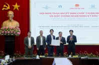 Thái Bình trao giấy chứng nhận đăng ký đầu tư cho Dự án Khu đô thị mới Kiến Giang