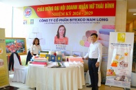 Gần 40 gian hàng sản phẩm tiêu biểu và OCOP chào mừng Đại hội Hội Doanh nhân nữ tỉnh Thái Bình