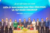 UBND tỉnh Vĩnh Phúc và Tập đoàn Vingroup ký kết thoả thuận hợp tác toàn diện về chuyển đổi xanh