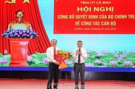 Cà Mau có tân Bí thư Tỉnh ủy