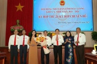 Hậu Giang có tân Chủ tịch HĐND, Chủ tịch và Phó chủ tịch UBND tỉnh