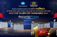 Konica Minolta dẫn đầu thị phần máy in màu sản xuất tại Đông Nam Á năm 2024