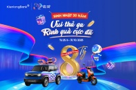 KienlongBank tung “siêu bão” quà tặng 8 tỷ đồng mừng sinh nhật 30 năm