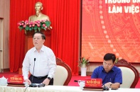 Trưởng Ban Tuyên giáo và Dân vận Trung ương làm việc với Tỉnh ủy An Giang