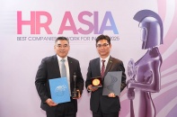 Ngân hàng Cathay United Bank nhận “cú đúp” giải thưởng tại HR Asia Awards 2025