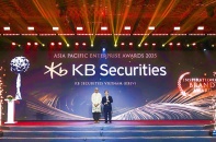 Chứng khoán KB Việt Nam được vinh danh “Thương hiệu truyền cảm hứng” tại Asia Pacific Enterprise Awards 2025 