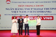 Vietcombank chung tay cùng đồng bào khắc phục hậu quả do thiên tai gây ra