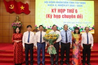 Ông Lê Văn Hẳn được bầu giữ chức Chủ tịch UBND tỉnh Tây Ninh