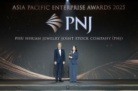 PNJ lập cú đúp giải thưởng tại Asia Pacific Enterprise Awards 2025
