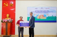 Tập đoàn Mavin trao tặng hàng hóa cứu trợ bão lụt tại tỉnh Thanh Hóa