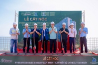 Ecoba vượt tiến độ, cất nóc dự án Riviera Residences & Resort Cam Ranh sớm 20 ngày 