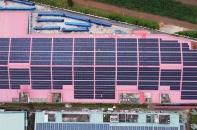 Pebsteel bàn giao hệ thống điện mặt trời công suất lớn tại Nhà máy dệt sợi Trường Phú