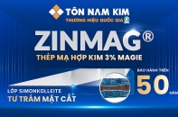 ZINMAG® by Tôn Nam Kim - Đột phá chống ăn mòn từ tôn mạ hợp kim magie 3%