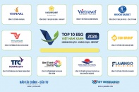 Công bố Top 10 Doanh nghiệp ESG Việt Nam Xanh 2026 ngành Du lịch - Khách sạn - Resort