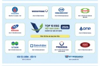 Công bố Top 10 Doanh nghiệp ESG Việt Nam Xanh 2026 ngành Vật liệu xây dựng