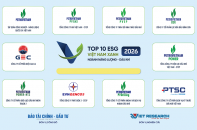 Công bố Top 10 Doanh nghiệp ESG Việt Nam Xanh 2026 ngành Năng lượng - Dầu khí