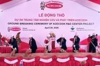 Acecook Việt Nam tổ chức lễ động thổ dự án Trung tâm Nghiên cứu và Phát triển mới