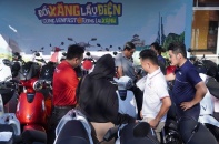 Sôi động sự kiện “Đổi xăng lấy điện” tại miền Tây: Lái thử kín lịch, khách hàng chốt cọc liên tục