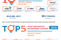 Công bố Top 10 Doanh nghiệp Đổi mới sáng tạo và Kinh doanh hiệu quả 2026 ngành Tài chính - Chứng khoán  
