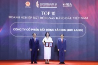 BIM Land được ghi nhận trong Top 10 doanh nghiệp bất động sản hàng đầu Việt Nam