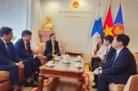 Đoàn công tác tỉnh Phú Thọ làm việc với Đại sứ quán Việt Nam tại Phần Lan