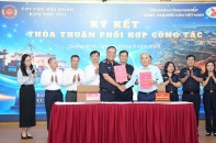 Chi cục Hải quan khu vực VIII ký kết thỏa thuận phối hợp công tác với Tập đoàn Công nghiệp Than - Khoáng sản Việt Nam