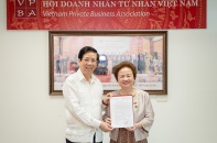 Madame Nguyễn Thị Nga được giao giữ chức Quyền Chủ tịch Hội Doanh nhân Tư nhân Việt Nam