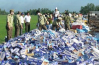 Vẫn có cán bộ bảo kê buôn lậu thuốc lá