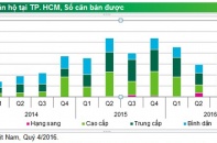 TP. Hồ Chí Minh 2016: Giá bán căn hộ trung bình đạt hơn 2.100 USD/m2