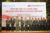 Sau Indochina Capital, Kajima bắt tay Hòa Bình Corp mở rộng thị phần xây dựng