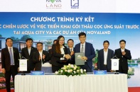 Phan Vũ và Novaland ký hợp tác chiến lược thi công Khu đô thị Aqua City