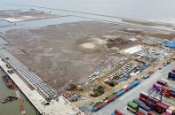 Hải Phòng: Hạng mục xây lắp chính tại bến cảng container số 3, 4 đạt trên 40%
