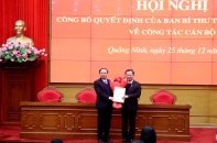 Công bố quyết định của Ban Bí thư Trung ương Đảng chuẩn y lãnh đạo tỉnh Quảng Ninh