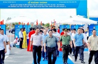 Thủ tướng Phạm Minh Chính dự khánh thành, khởi công 2 dự án giao thông trọng điểm Hưng Yên
