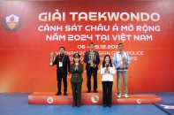 Đoàn Việt Nam giành giải Nhất tại Giải Taekwondo Cảnh sát châu Á mở rộng 2024