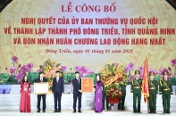 Công bố Nghị quyết thành lập Thành phố Đông Triều thuộc tỉnh Quảng Ninh